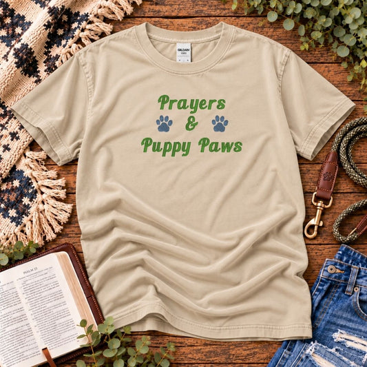 Prayers & Puppy Paws T-Shirt