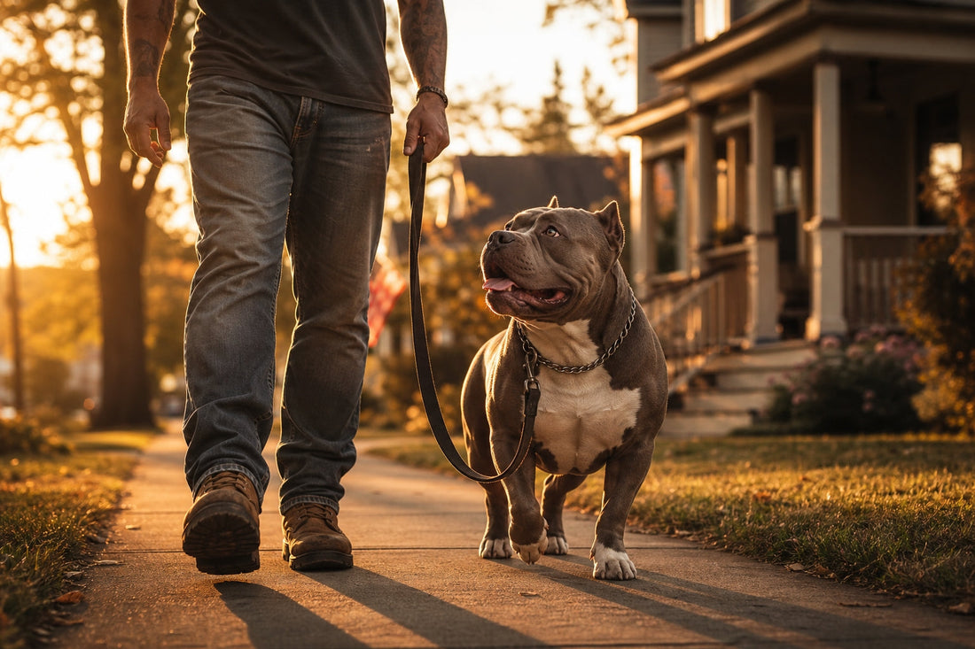 Leash Training Your Bully Breed Without Losing Your Mind or Your Faith