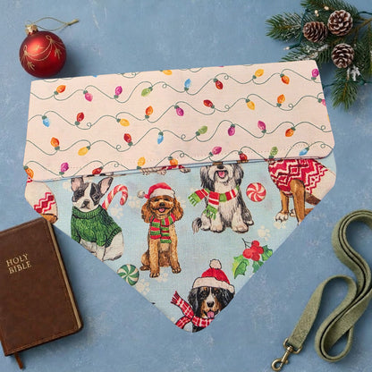 Christmas Pups Personalized Bandana
