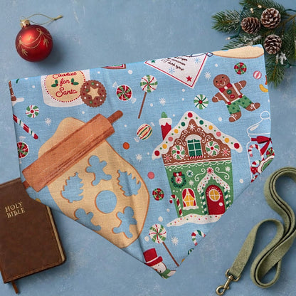 Heaven Sent Cookie Thief Reversible Dog Bandana