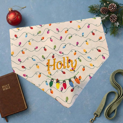 Christmas Pups Personalized Bandana