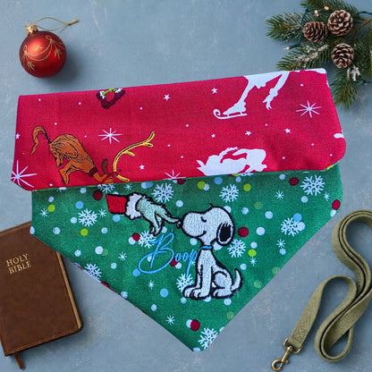 Boop Christmas Dog Bandana