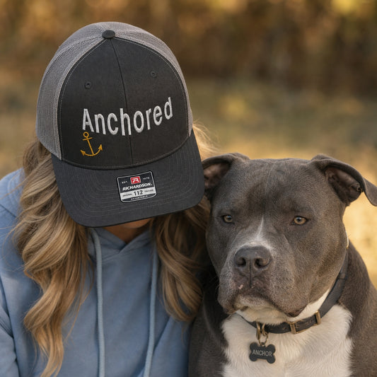 Anchored | Embroidery Trucker Hat