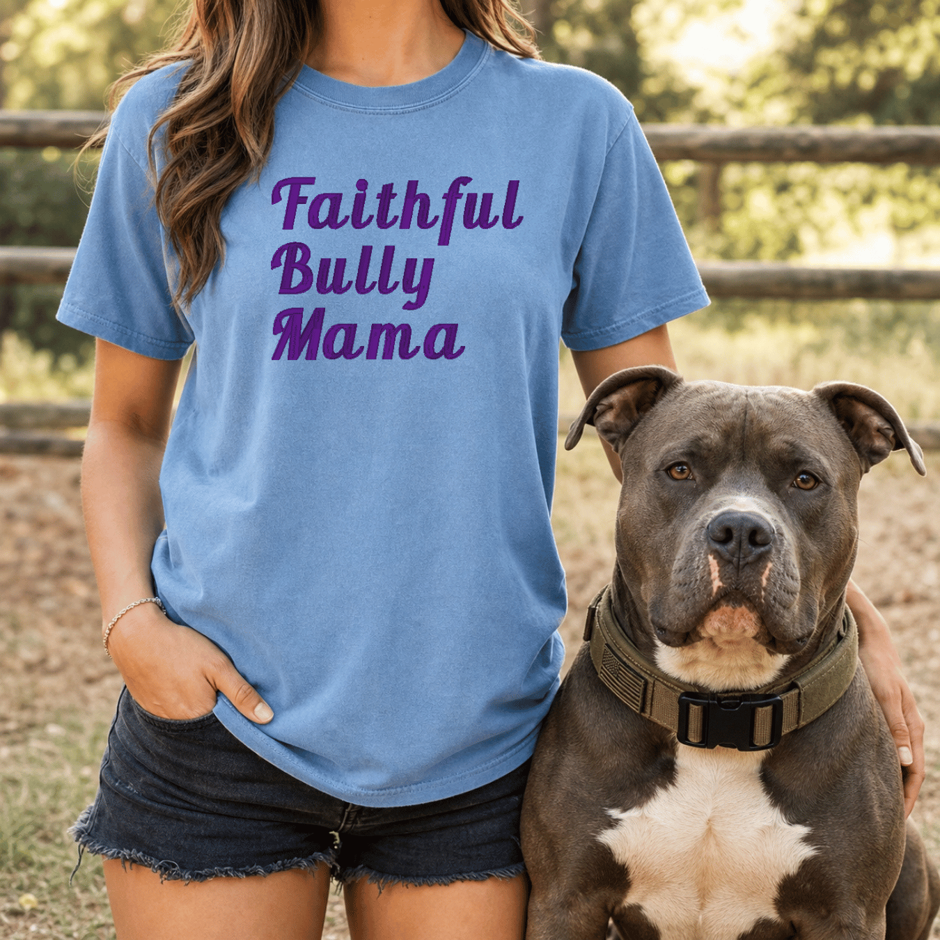 Faithful Bully Mama T-Shirt