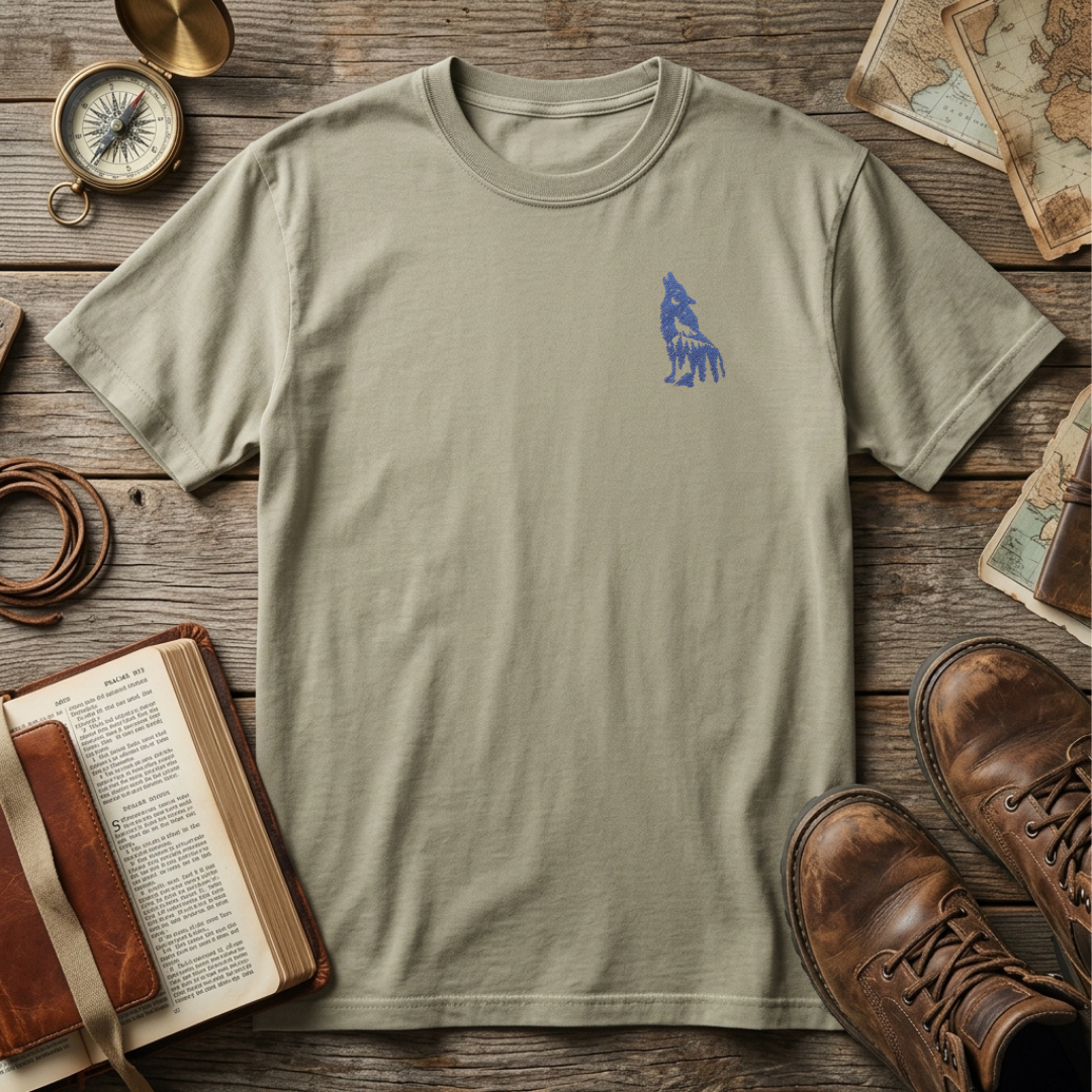 Howling Wolf Unisex Cotton T-Shirt