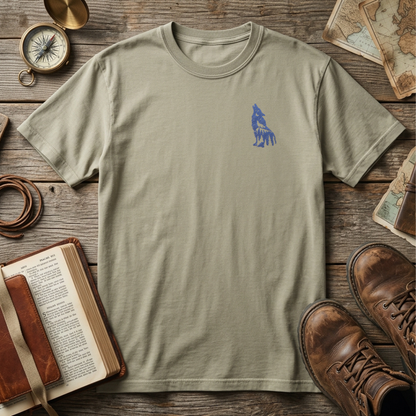 Howling Wolf Unisex Cotton T-Shirt