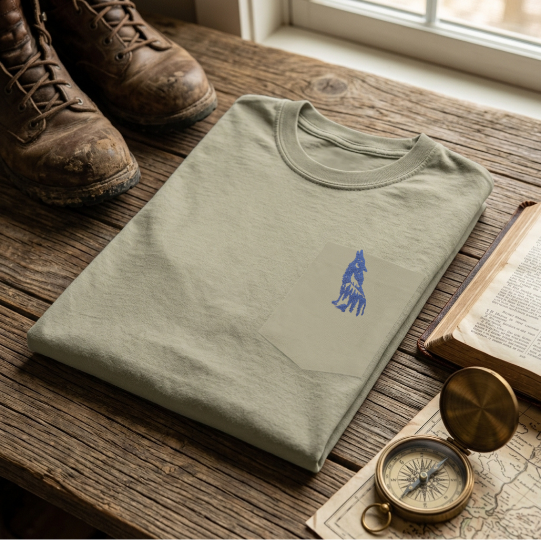 Howling Wolf Unisex Cotton T-Shirt
