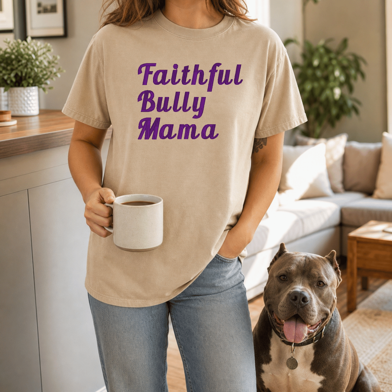 Faithful Bully Mama T-Shirt