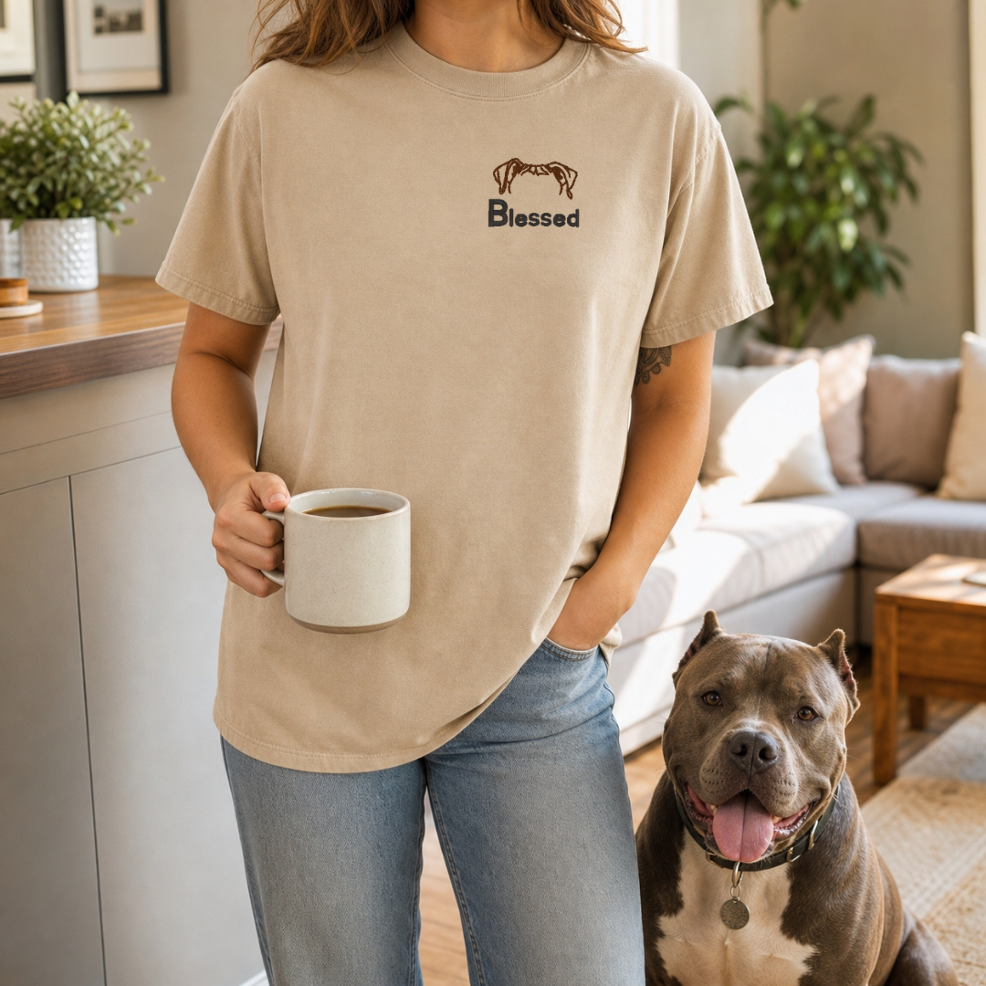 Boxer Ears Blessed T-Shirt