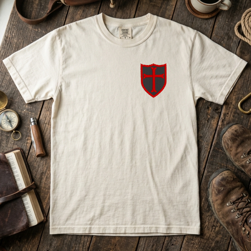 Crusader's Cross Embroidered Unisex Tee