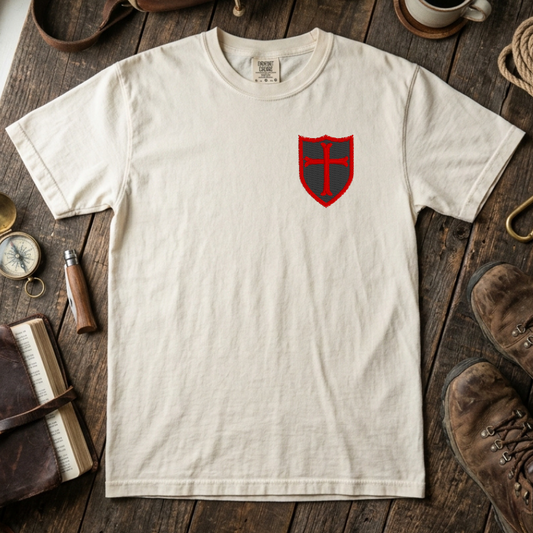Crusader's Cross Embroidered Unisex Tee