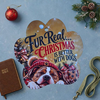 Fur Real Christmas Paw Ornament