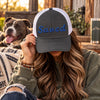 Saved | Puff Embroidery Trucker Hat