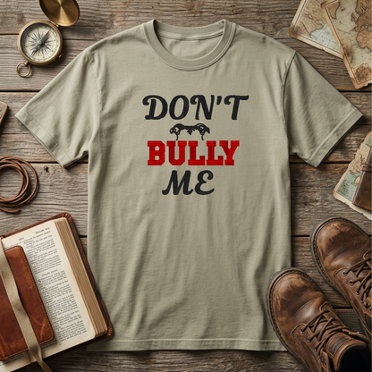 Don't Bully Me with Pitbull Ears embroidered tee in Sandstone – Abiding Paws