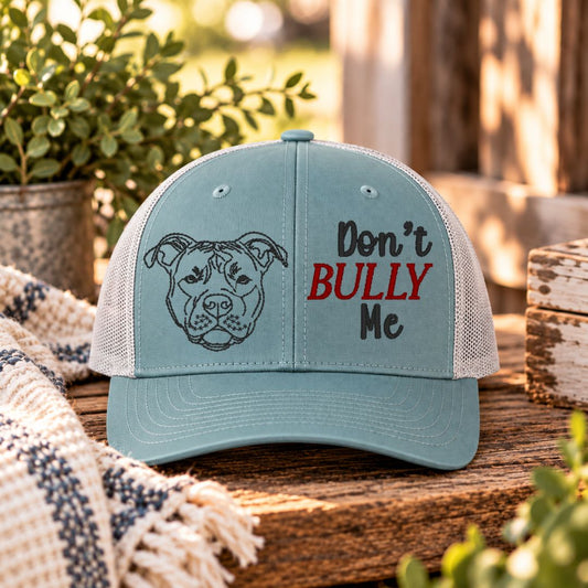 Don't Bully Me Hat – Pitbull Head