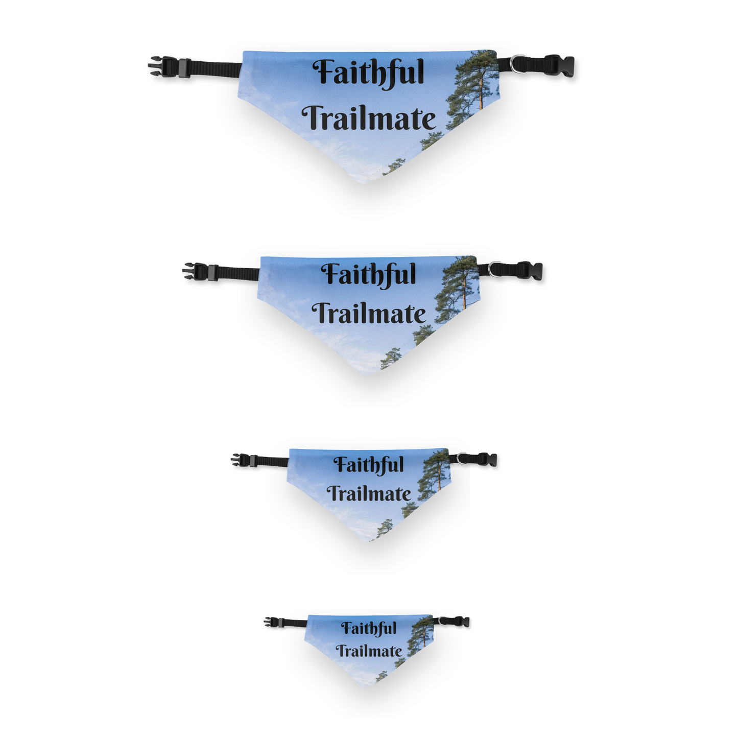 Faithful Trailmate Dog Bandana – Built for the Journey