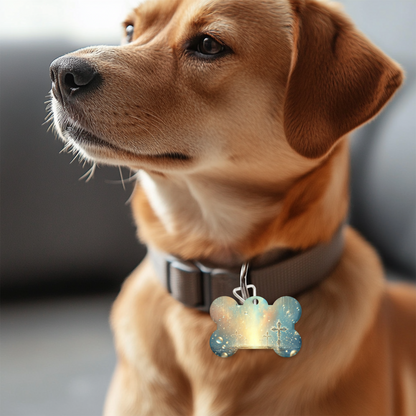 Faithful Raindrops Dog Tag