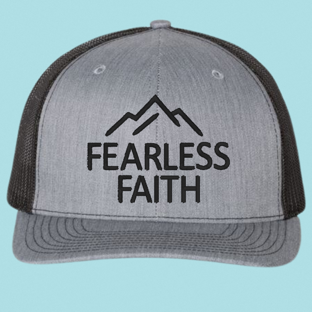 Fearless Faith Trucker Hat – Mountain Design