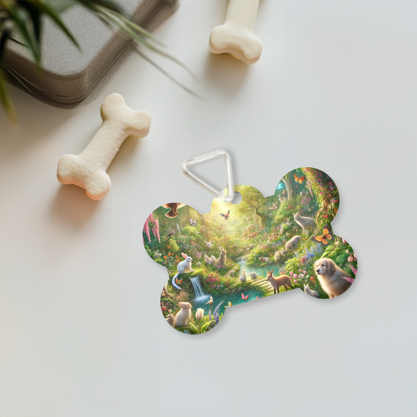 Garden of Eden Dog Tag – Christian Pet ID Tag | Faith-Inspired Sublimated Pet Tag