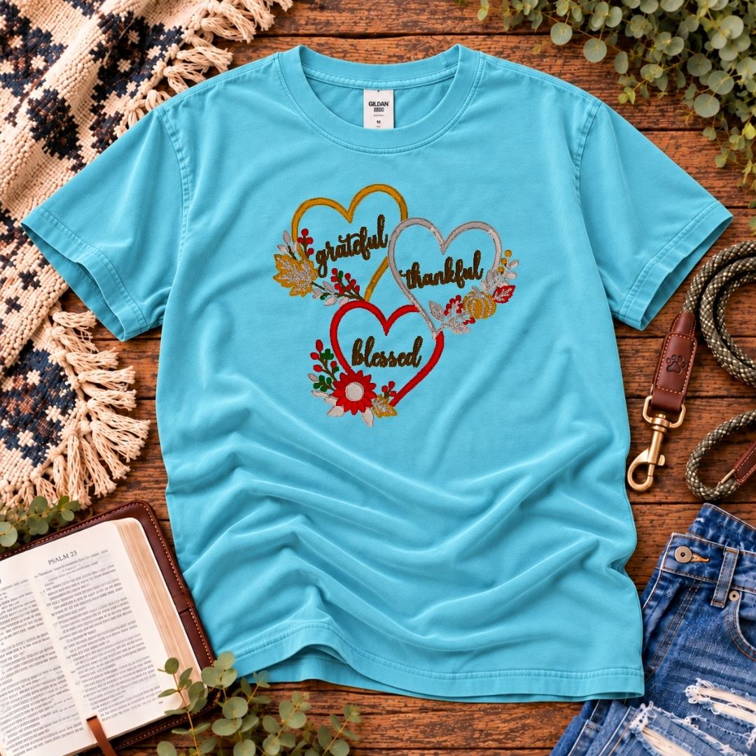 Grateful Thankful Blessed T-Shirt