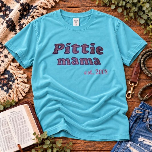 Pittie Mama Custom Tee