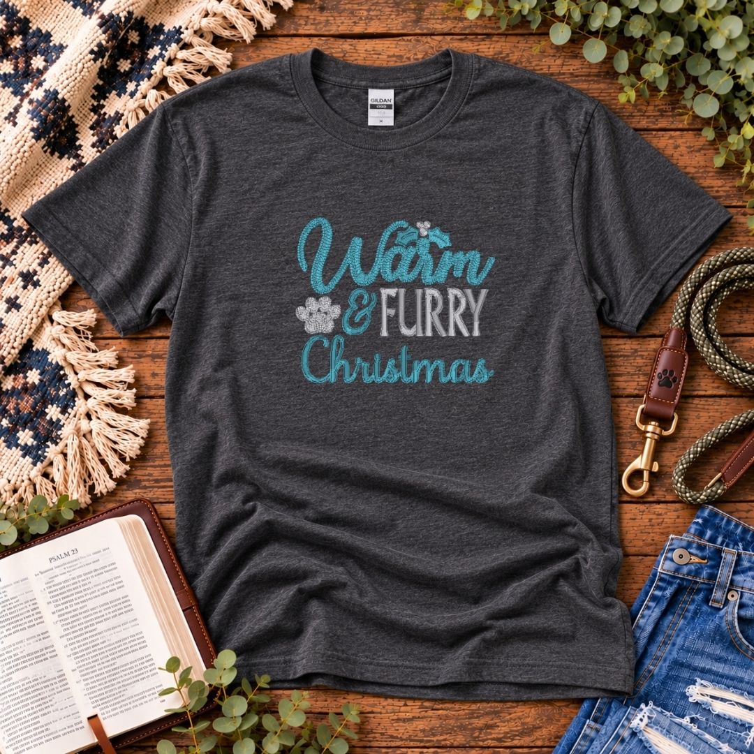 Warm & Furry Christmas T-Shirt