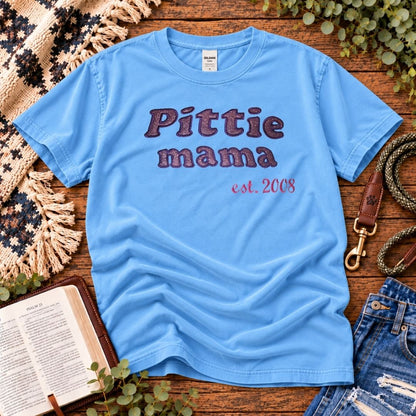 Pittie Mama Custom Tee