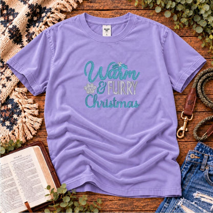 Warm & Furry Christmas T-Shirt