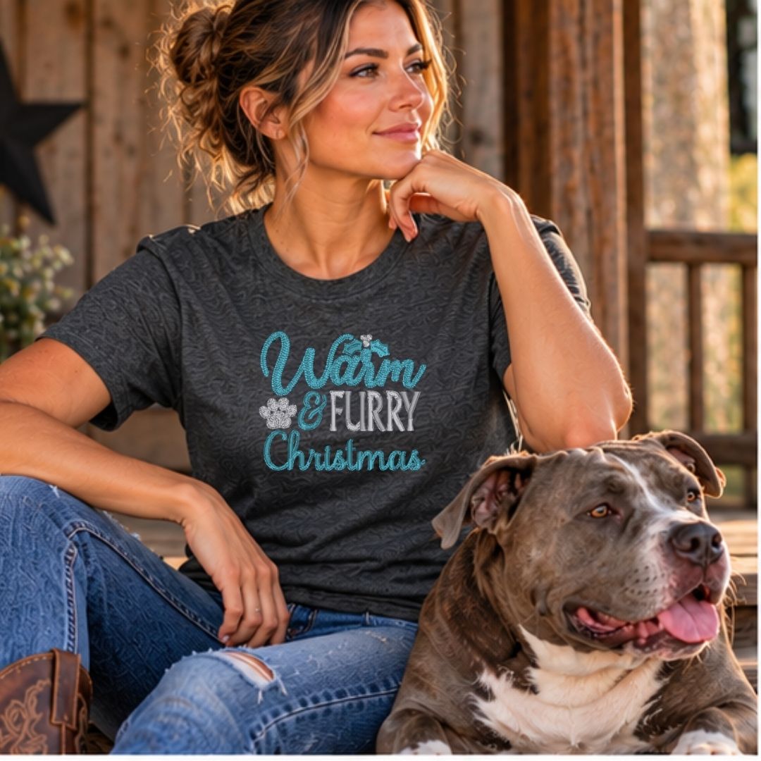 Warm & Furry Christmas T-Shirt