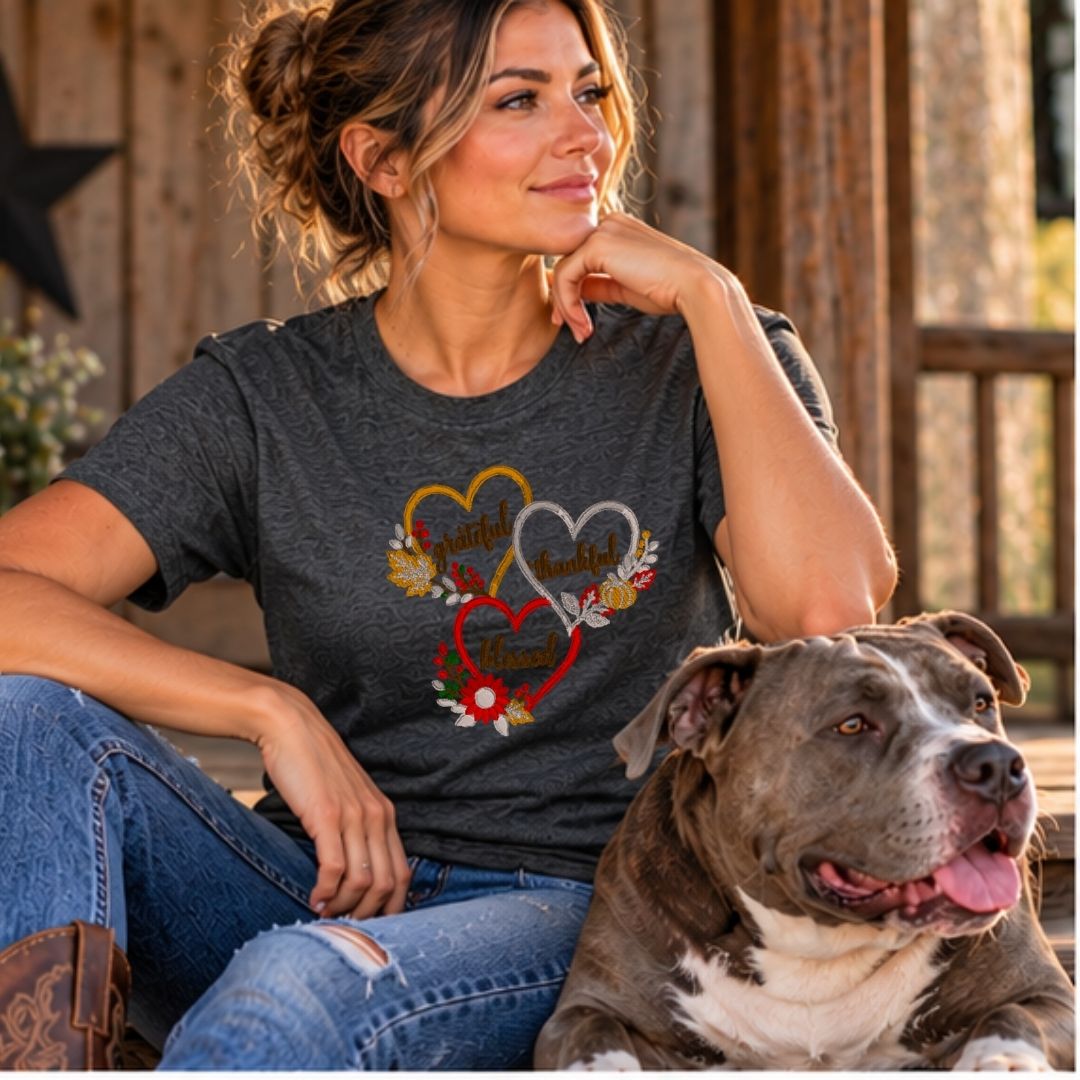 Grateful Thankful Blessed T-Shirt