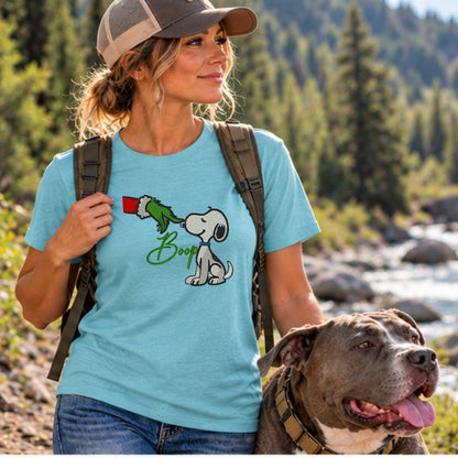 Christmas Boop Embroidered Tee