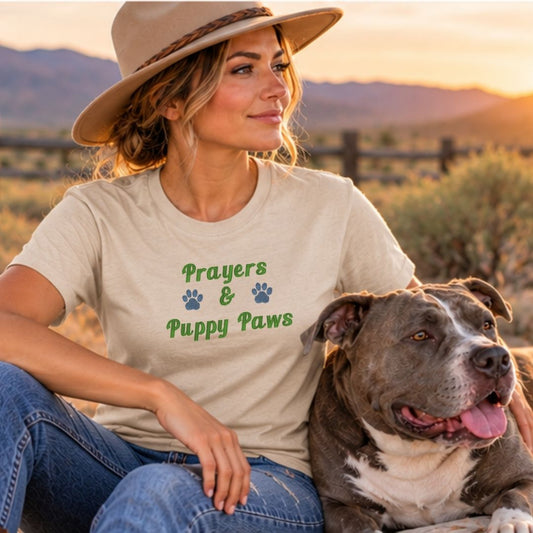 Prayers & Puppy Paws T-Shirt