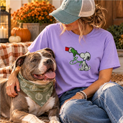 Christmas Boop Embroidered Tee