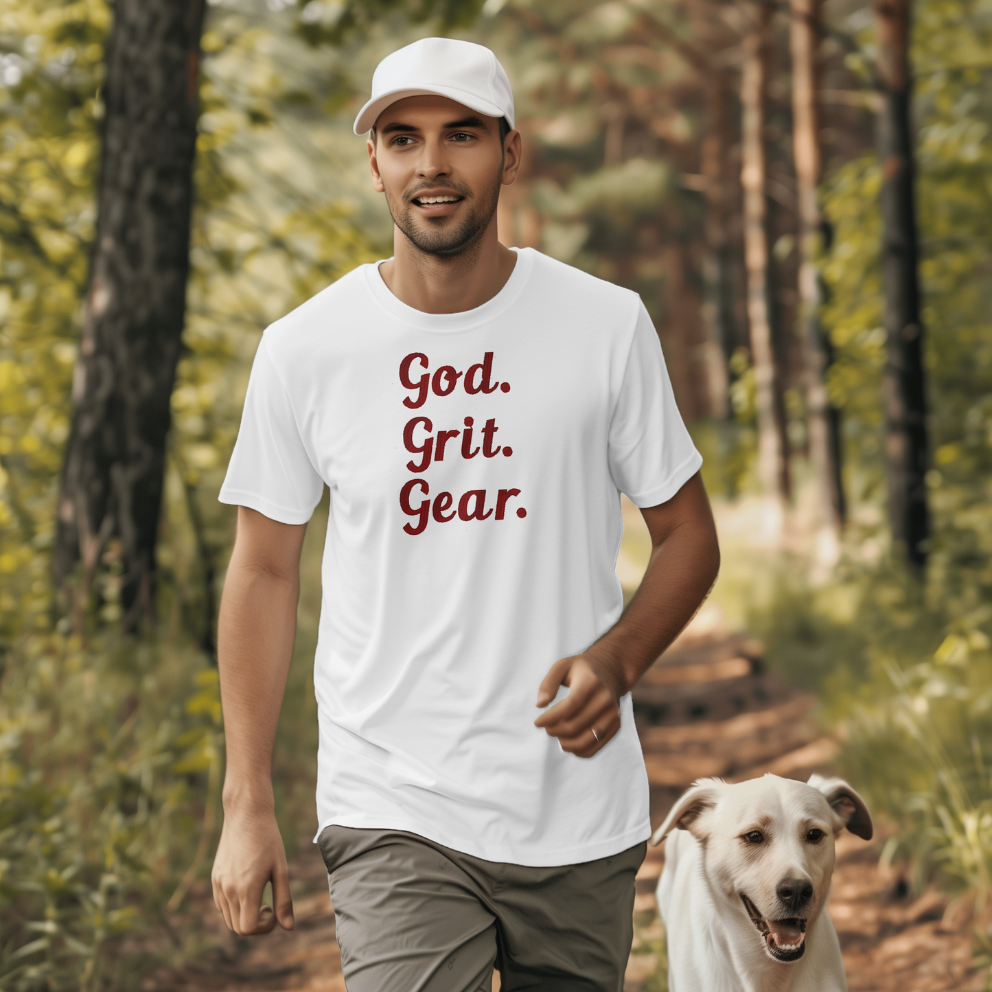 "God. Grit. Gear." Shirt