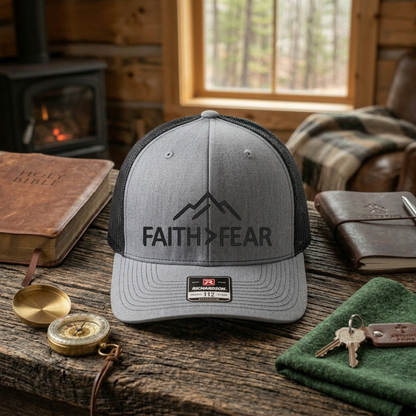 Faith Greater Than Fear Trucker Hat