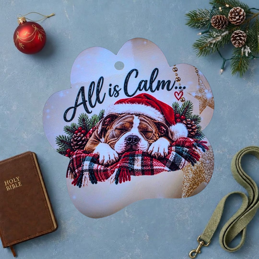 All Is Calm Paw Ornament