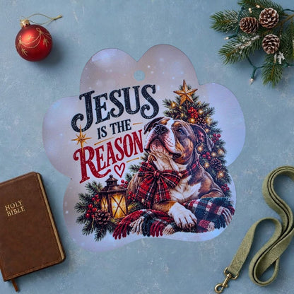 Jesus Is the Reason Paw Ornament