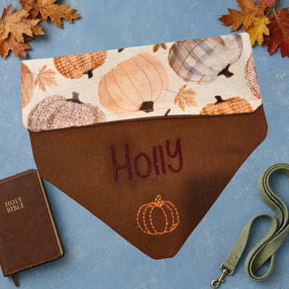 Pumpkin Personalized Bandana