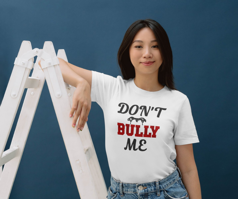 "Don't Bully Me" Embroidered T-Shirt – Advocate for Bully Breeds in Style!