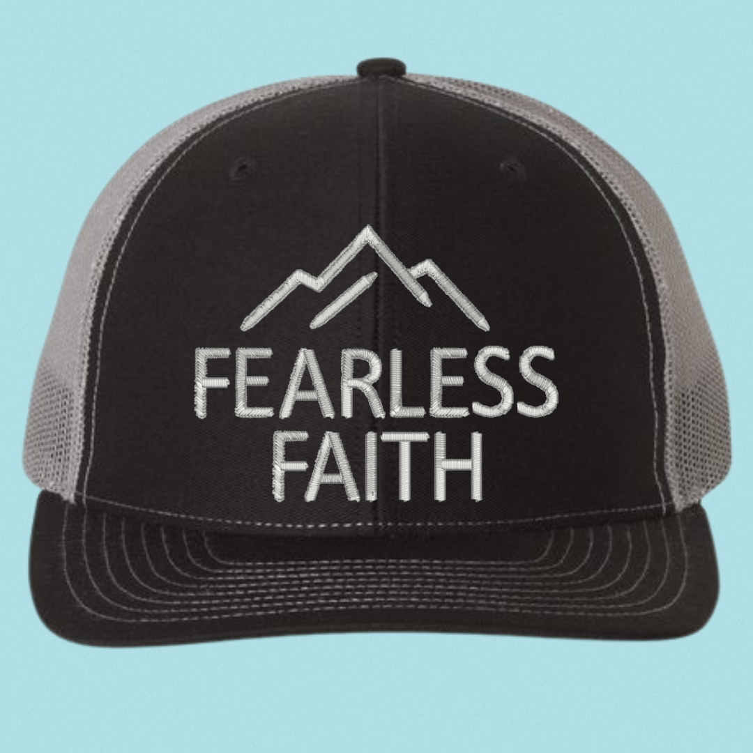 Fearless Faith Trucker Hat – Mountain Design