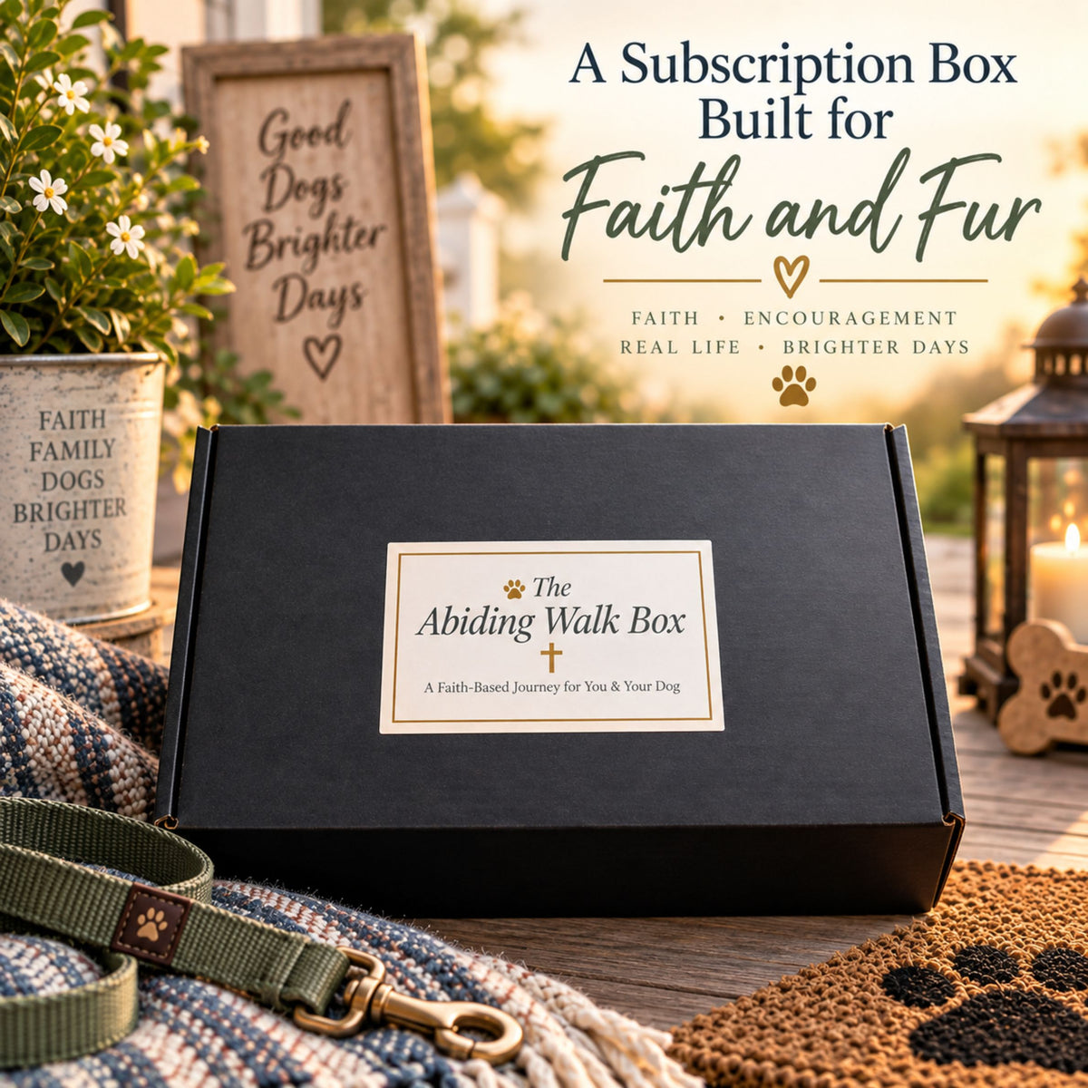 The Abiding Walk Box | Full Box + Embroidered Tote "Abiding" Tier