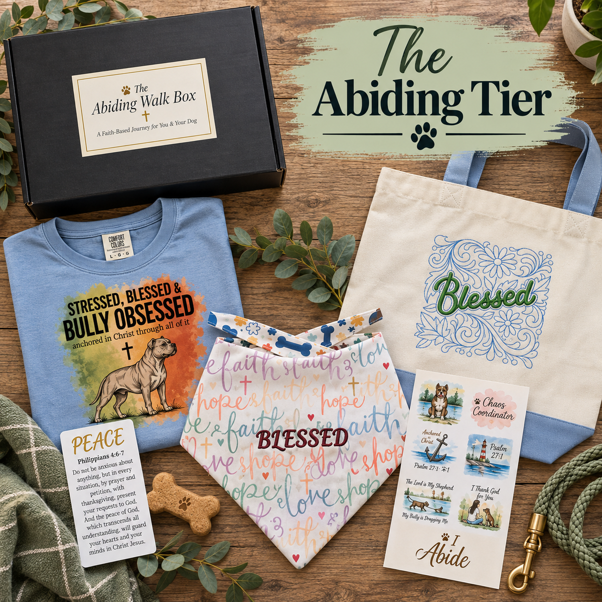 The Abiding Walk Box | Full Box + Embroidered Tote "Abiding" Tier